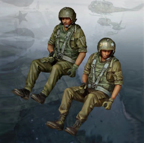 Модель из смолы 1/35 строительный комплект фигурка пилота вьетнамской