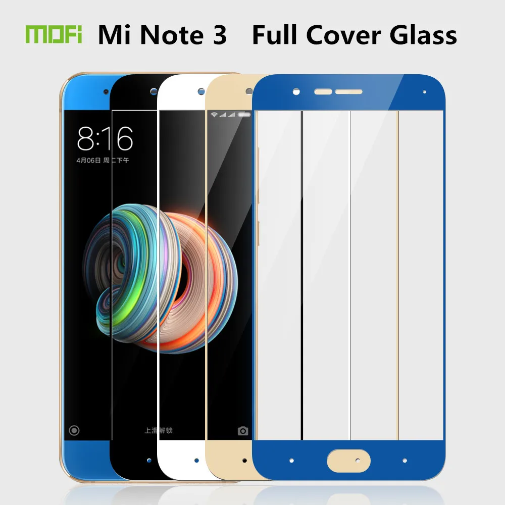 Для Xiaomi mi Note 3 Стекло закаленное 5 дюймов MOFi защитная пленка Note3 Экран протектор