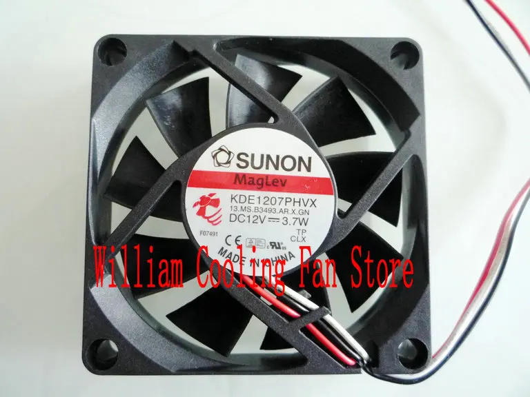 New Original Sunon KDE1207PHVX 12V 3.7W 7015 7cm Alarm Signal Cooling Fan | Компьютеры и офис