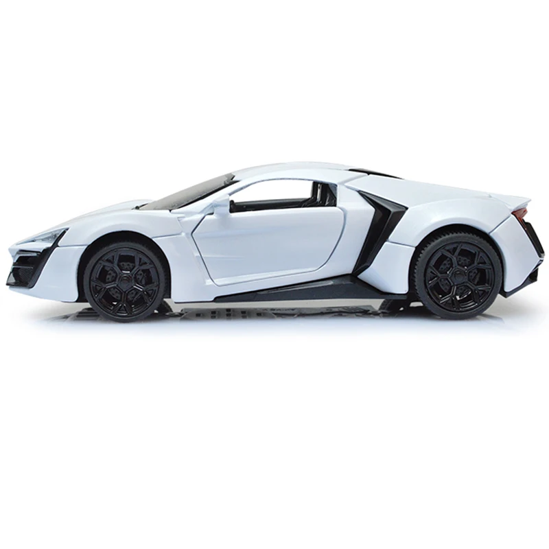 HOMMAT симуляция 1:32 Форсаж Lykan Hypersport спортивный автомобиль литье под давлением