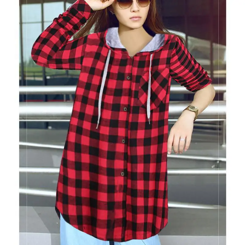 NFIVE бренд 2018 Женские клетчатые повседневные пальто новый зимний хлопковый свитер