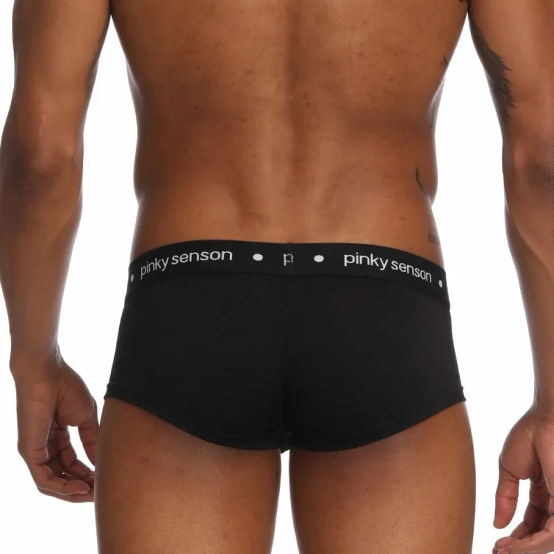 Pinky Senson Мужское нижнее белье; трусы-боксеры Супер тонкий нейлон Cuecas Boxer Homme Boxershorts мужские трусы подарок для мужчин S22BO