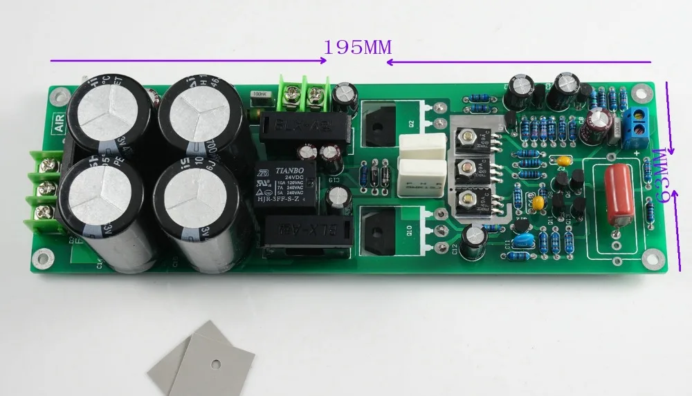 MX90 AMP NJW0302G 0281G трубка 90W 8R Моно усилитель плата с выпрямителем реле защиты питания |