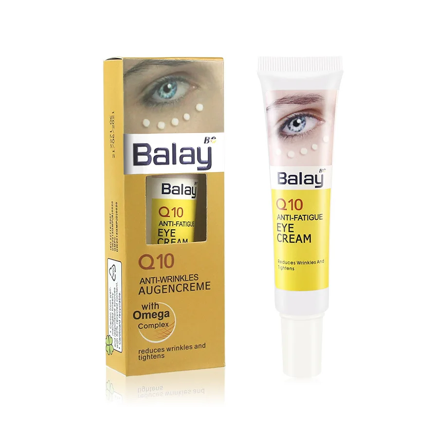 Q10 крем для глаз против отечности черный темный круг эссенция мгновенно старения