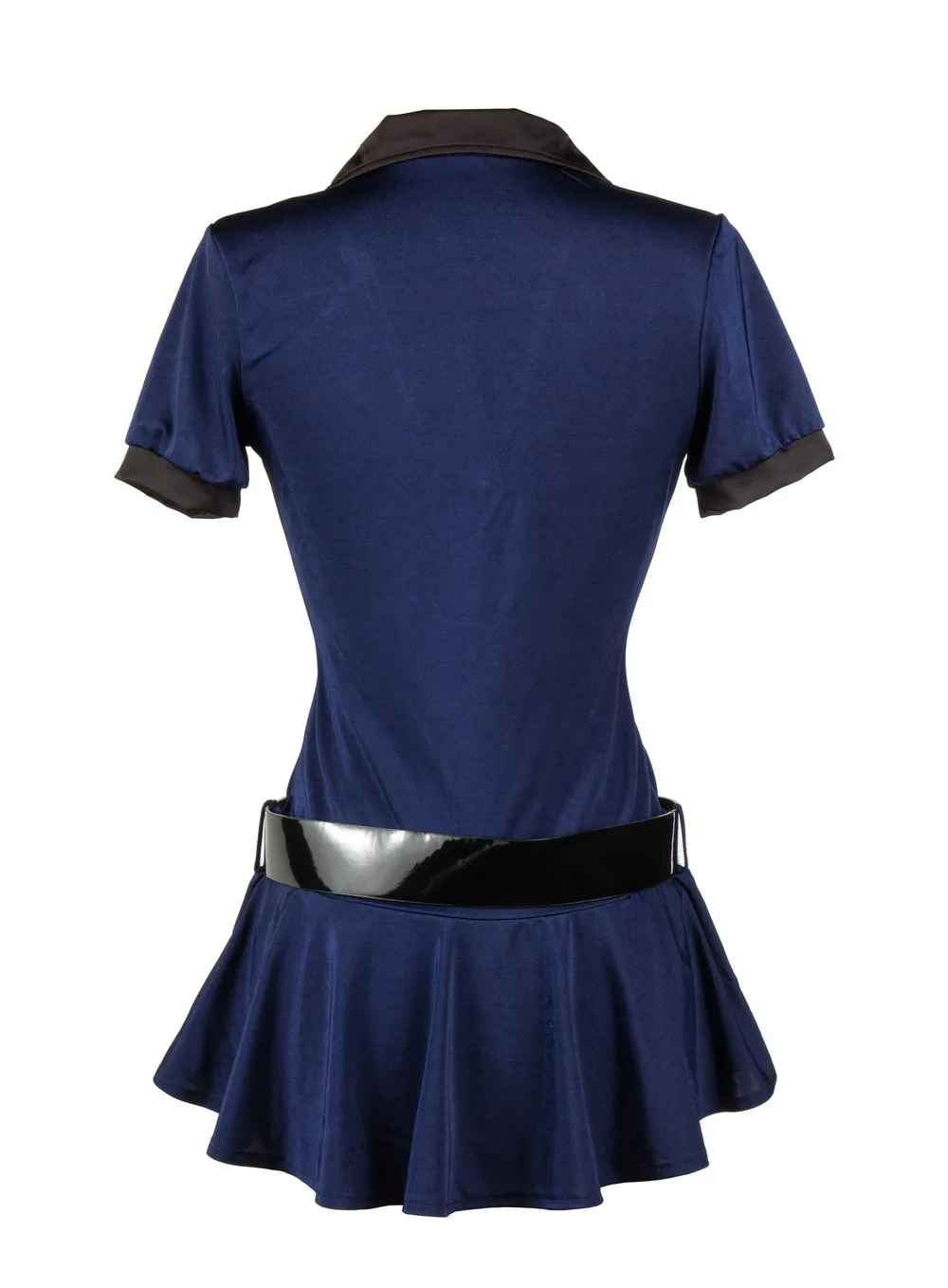 

Blue Sexy Policewoman Costume Halloween Cosplay Cop Dress Outfit Police Officer Uniform Plus Size Costumes For Women Adults 2XL
