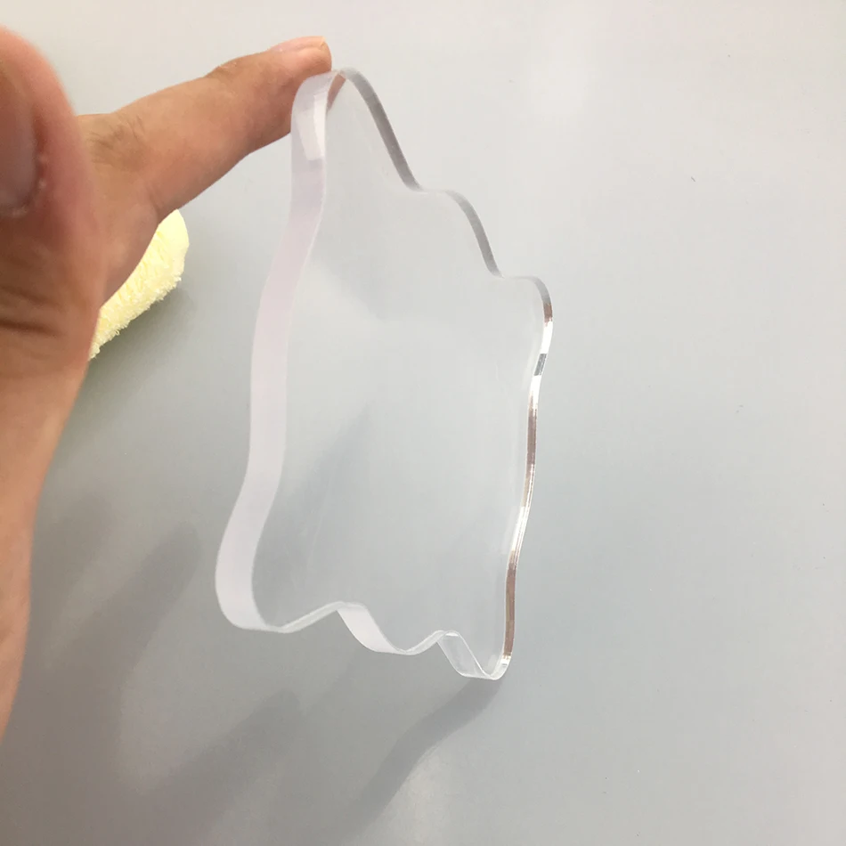 ZOPHIL 3D DIY ремесло поставки прозрачный кристалл Yalik Backplane нерегулярные полигональные филе Форма украшения инструменты 10X10 см