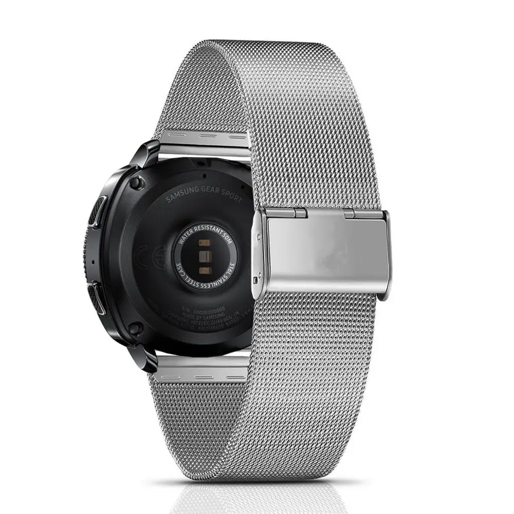 22 мм петля Миланский ремешок для samsung gear S3 Frontier Classic galaxy watch 46 мм для huawei Watch GT huawei 2 Classic Amazfit Pace