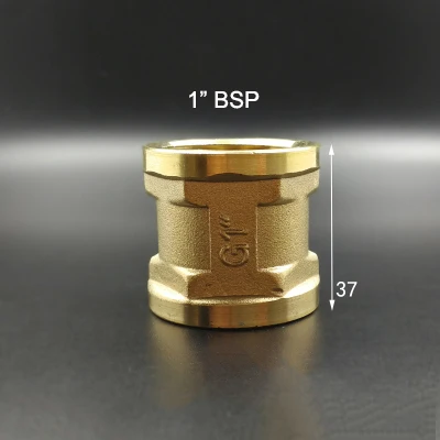 FF08-08 1/" 1/4" 3/" 1/2" 3/" 1" BSP внутренняя резьба латунная розетка штуцер для труб Шестигранная гайка-стержень соединитель Адаптер для воды Топливный Газ - Цвет: FF08-08
