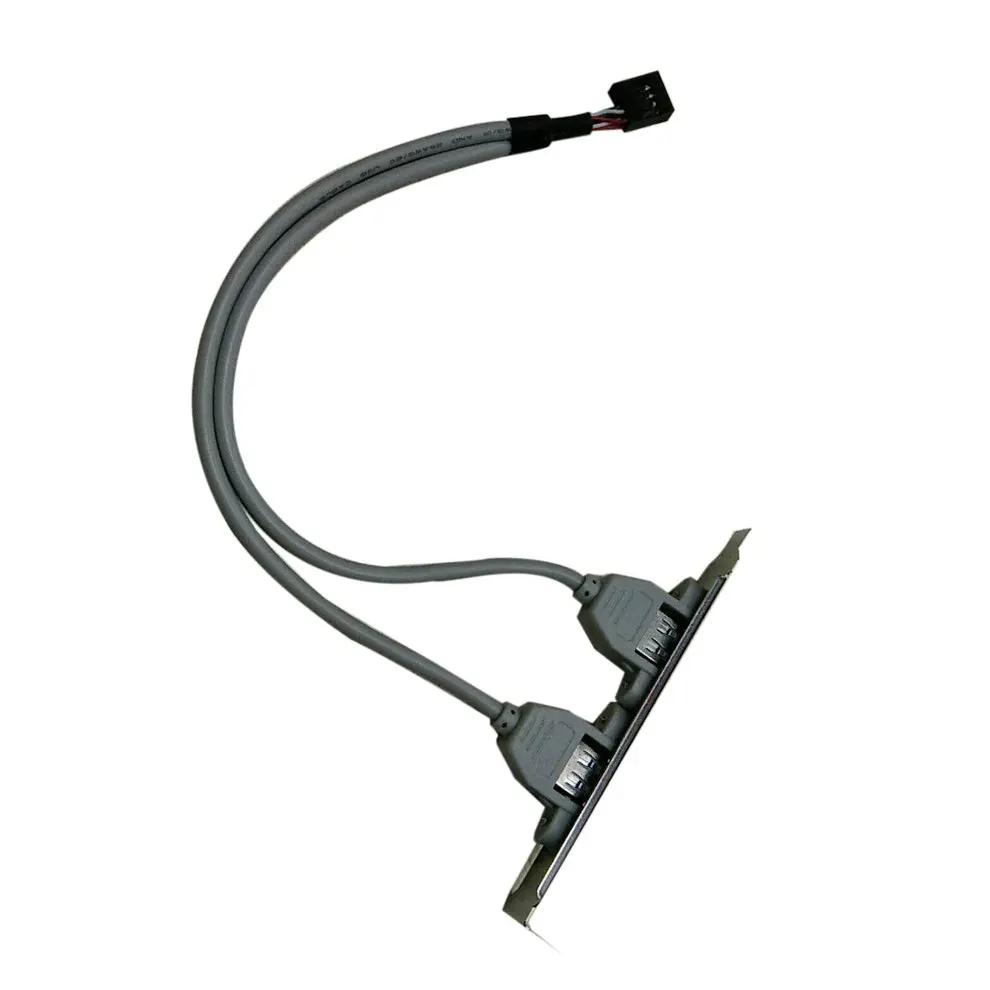 ONLENY 9 pin к USB гнездовой дефлектор бит линия двойной 2 0 Женский порты винт замок