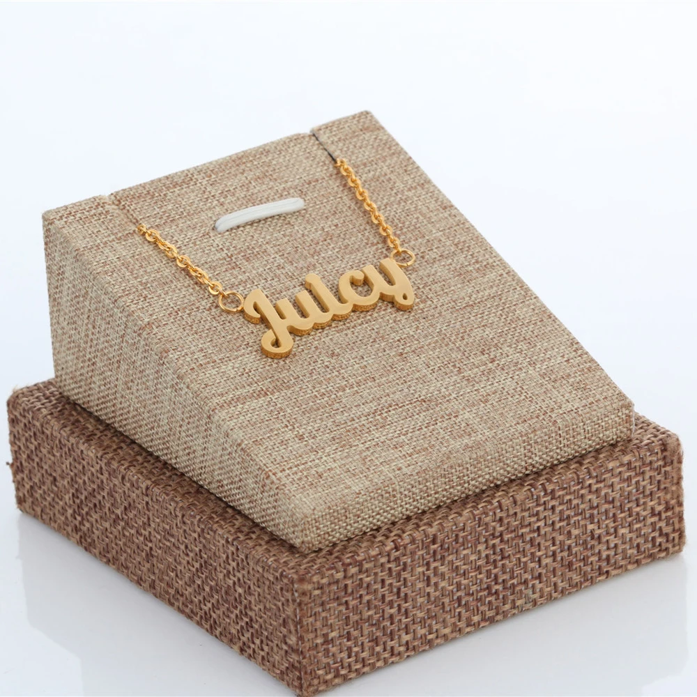 

letter pendant necklace stainless steel pendant