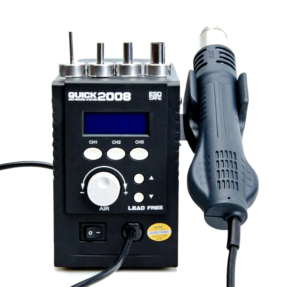 Станция паяльная Бессвинцовая с цифровым дисплеем база для починки микросхем и