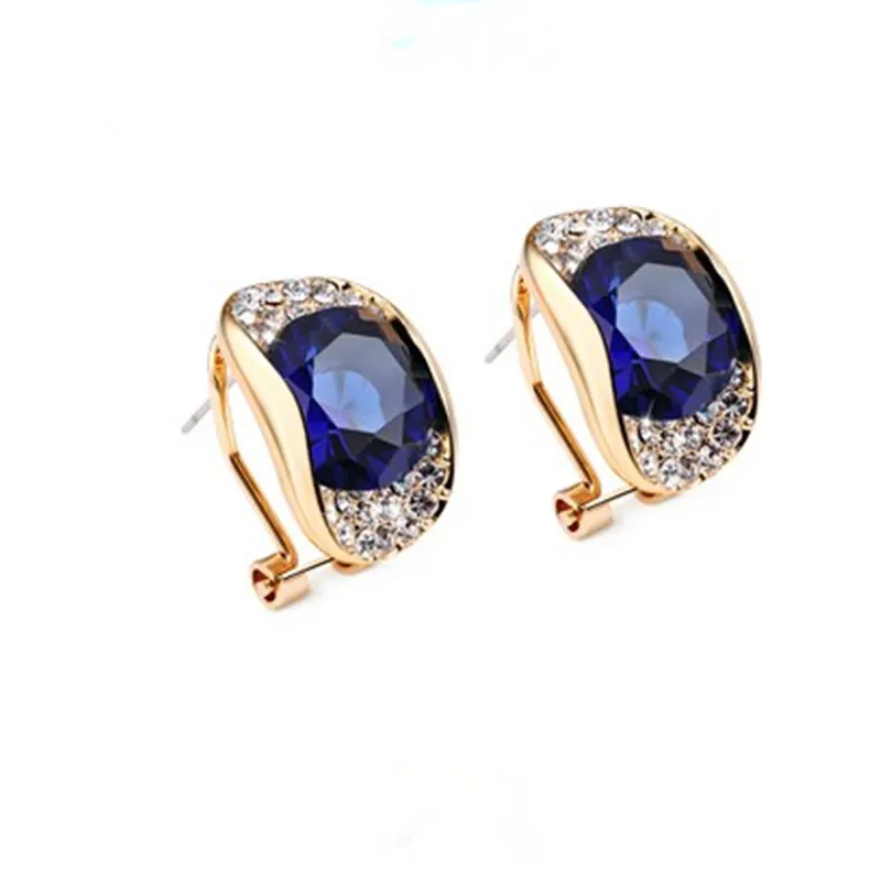 ALULU 2017 новые серьги ювелирные изделия высокого класса темперамент красный