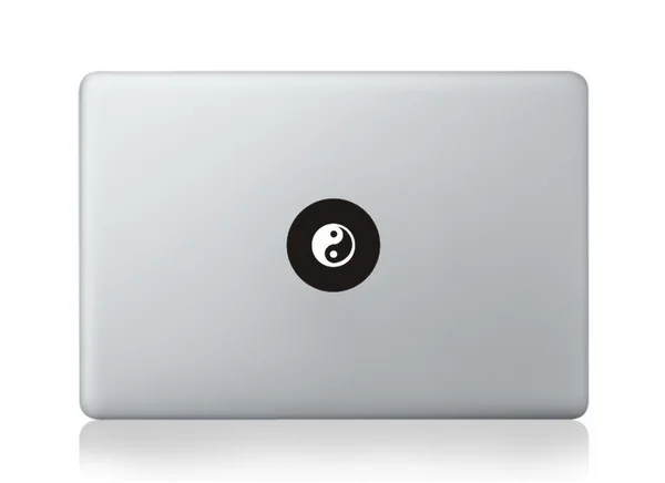 MB black-logo (36) Новые крутые наклейки для ноутбука Apple Macbook Air 11 13 retina Pro 13 15 Мультяшные наклейки для ноутбука компьютера - Цвет: MB black-logo (36)