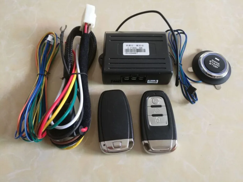 Автосигнализации Вход Без Ключа и кнопка Старт ключ Система Перейти Смарт Ключи