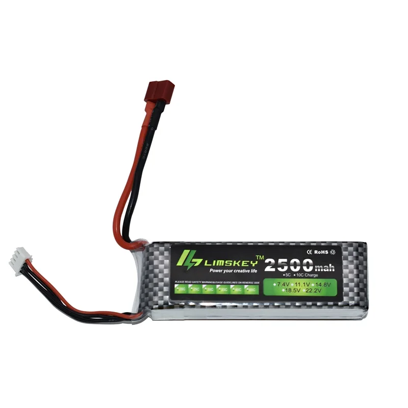 Limskey Power абсолютно новый 3s Bettery 11 1 В 2500 мАч 25C MAX 35C T/xt60 разъем для автомобильного