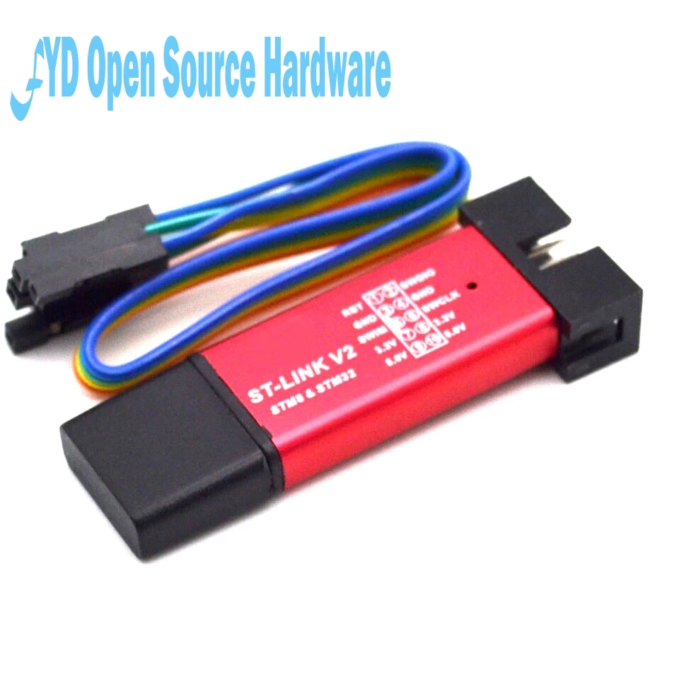 1 шт. ST LINK Stlink Link V2 Mini STM8 STM32 симулятор загрузки программатор программирования с