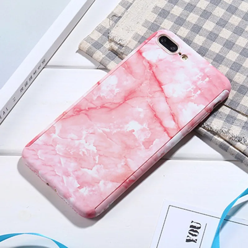 Мраморный камень чехол для iPhone 5 5S SE телефона 360 градусов полный 6 6S 7 8 Plus X XR XS Max