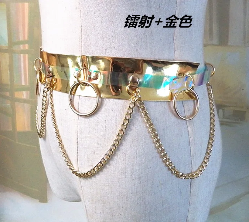 100% ручная работа унисекс для мужчин и женщин голографический ремень на талию