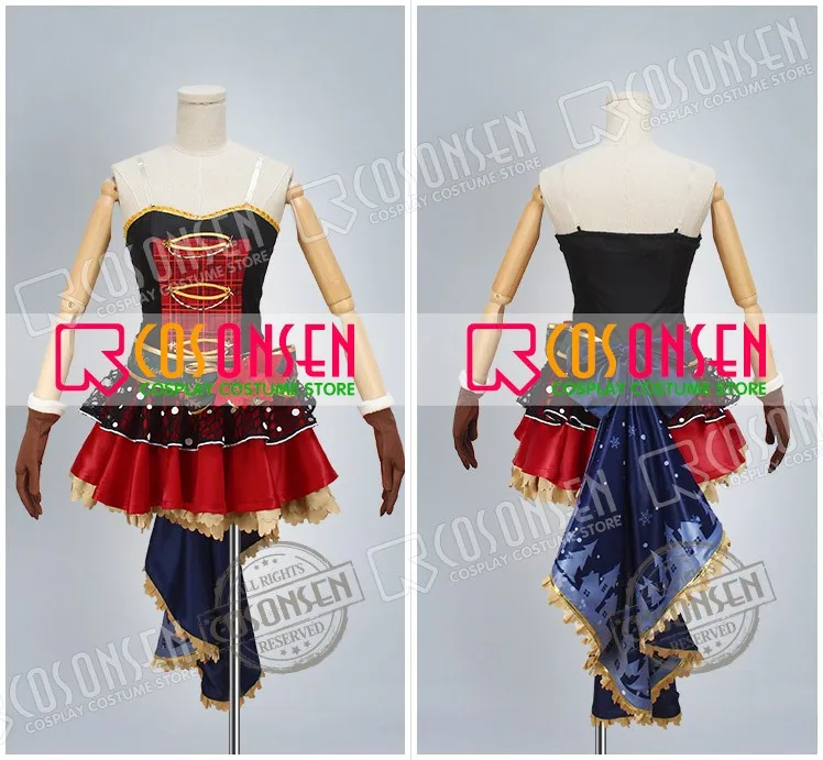 COSPLAYONSEN Love Live! Рождественский идолизованный пробужденный Hoshizora Rin Косплей Костюм