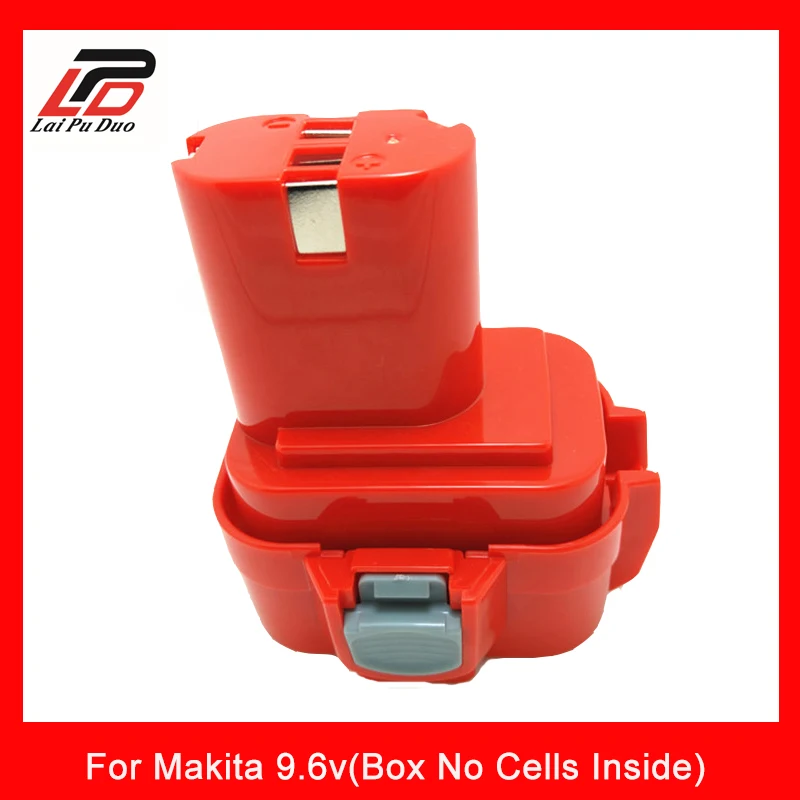 Для Makita 9,6 в Ni-MH NI-CD чехол для аккумуляторной батареи пластиковый корпус(коробка без ячеек внутри