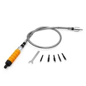 Набор инструментов GOXAWEE для электродрели, аксессуары для дрели с наконечниками, гибкий вал, гаечный ключ, Зажимной патрон, для деревообрабатывающих инструментов