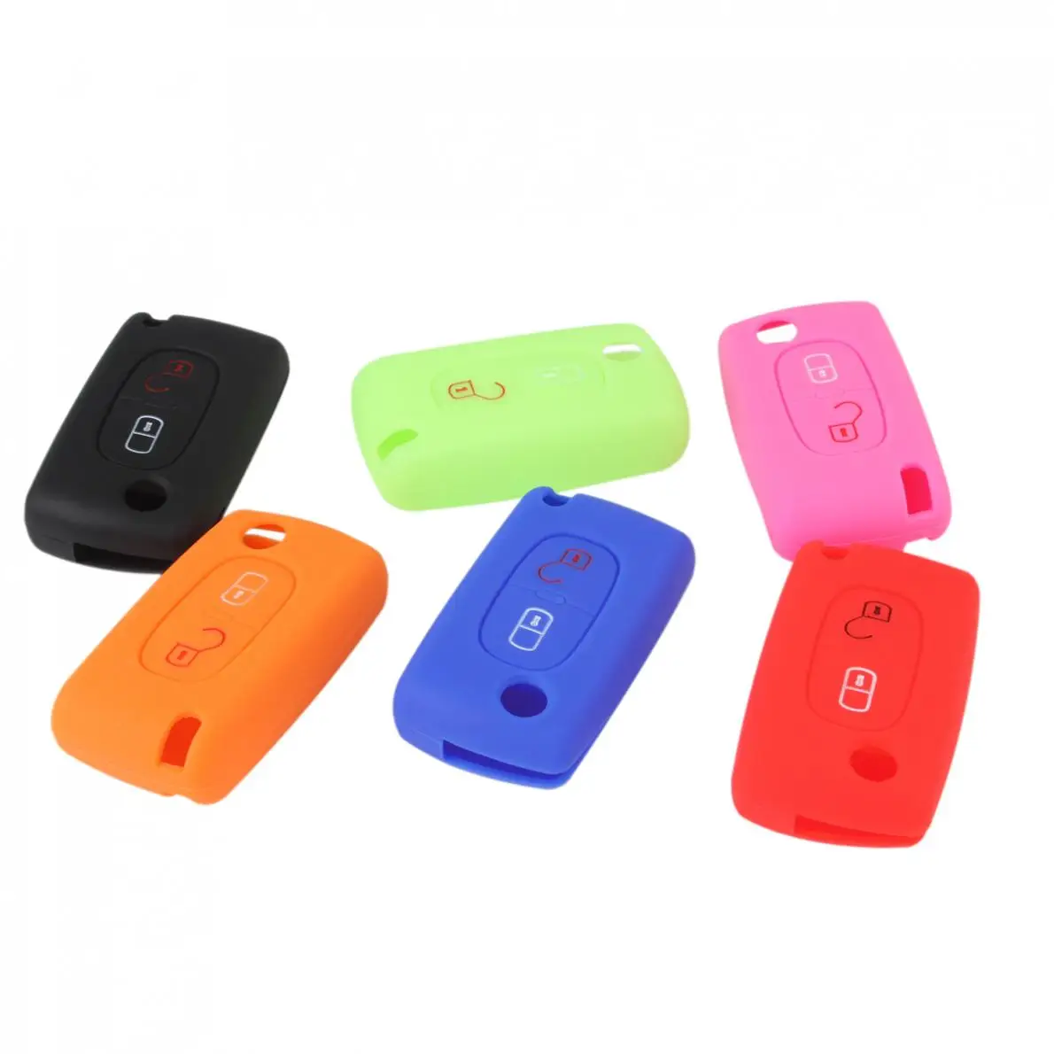 Wih эмблемы силиконовые складные флип ключи чехол дистанционного управления 2