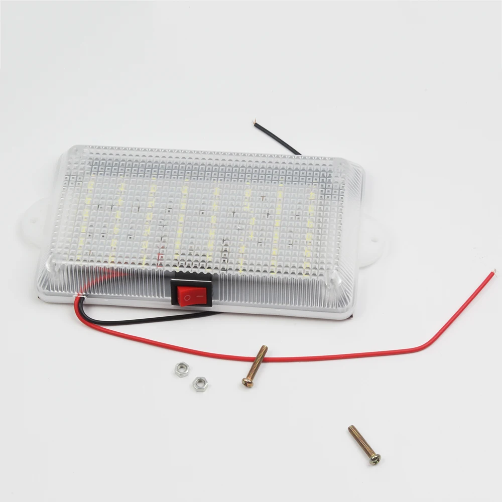 

Car Interior LED Dome Light 12V 24V RV Marine Boat Caravan Ceiling White Lamp 16.5CM