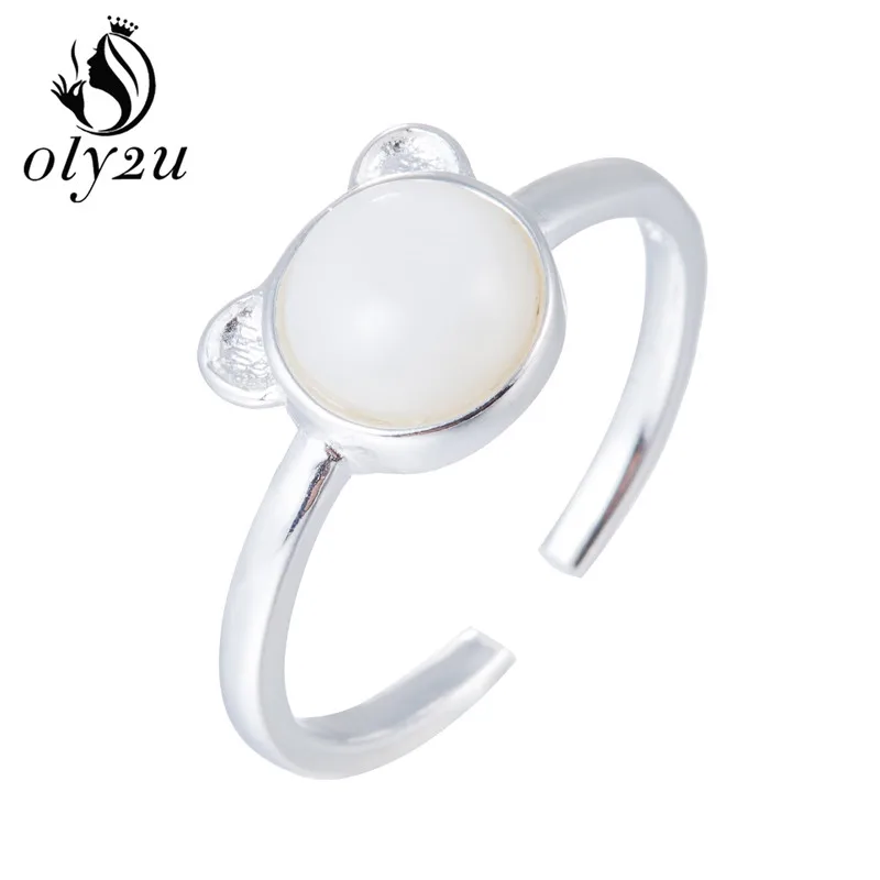 Oly2u кольца с кошачьей головой для женщин и мужчин ювелирные изделия красивые