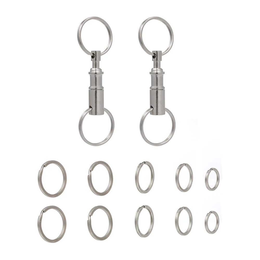 /5 шт./компл. быстросъемный брелок инструменты Открытый Съемный брелок съемные Брелоки для ключей удобный брелок с двумя разъемами