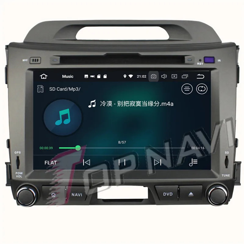 TOPNAVI 8 'ɺndroid 0 Авто плеер для KIA Sportage 2010 2012 2011 DVD PC Мультимедиа Радио gps навигации