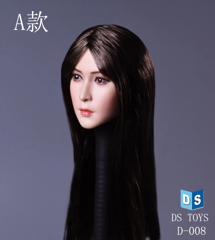 

Custom 1/6 Asian Beauty Girl Head Sculpt for 12inch Phicen Jiaoudoll Verycool Action Figure DIY DSTOYS D008 toys