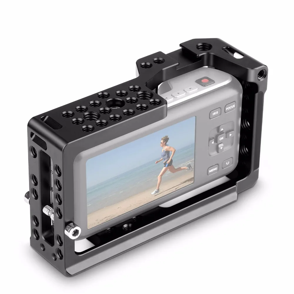 Клетка для камеры SmallRig для карманного кинотеатра Blackmagic BMPCC с креплением для холодного башмака 1/4 3/8 резьбовыми отверстиями 2012