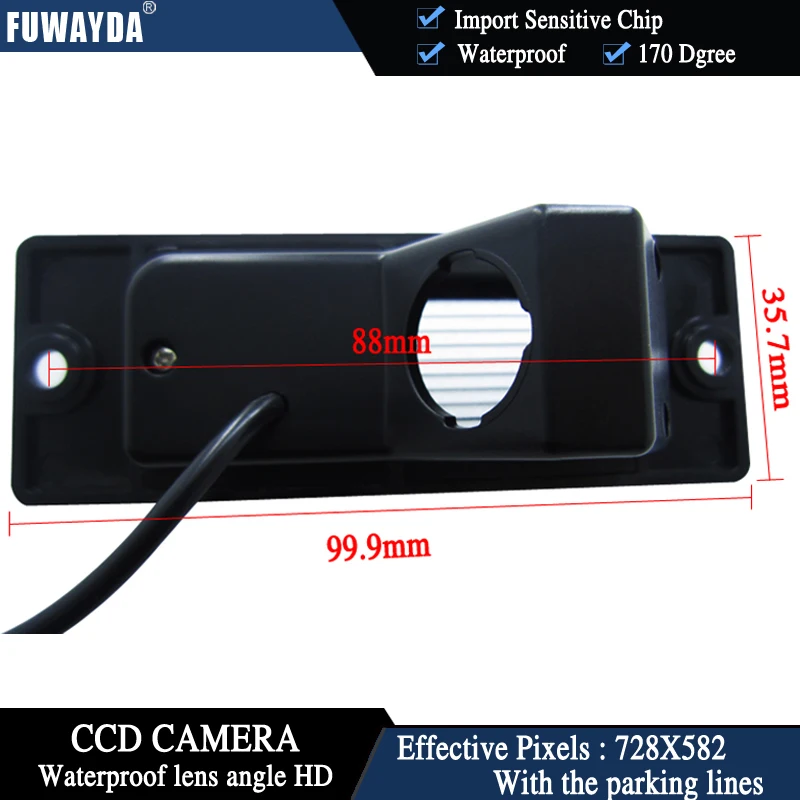 FUWAYDA Wireless Color CCD Chip Car Rear View Camera for Mitsubishi Pajero V3 V6 V8 Zinger + 4.3 Inch foldable LCD TFT Monitor | Автомобили