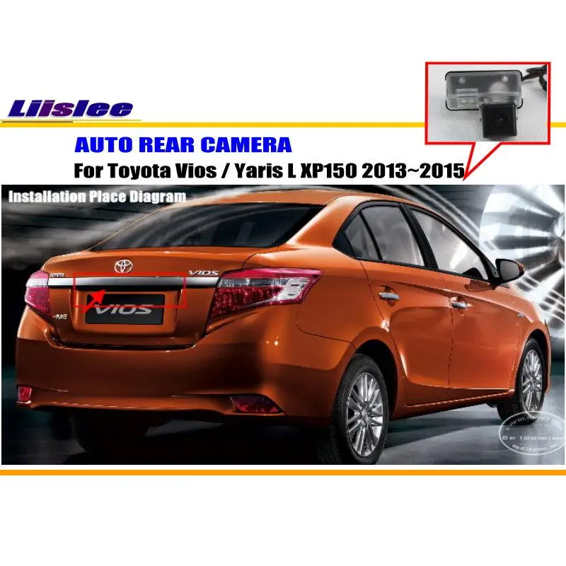 Автомобильная камера заднего вида для Toyota Vios/Yaris L XP150 2013 ~ 2015/автомобильная