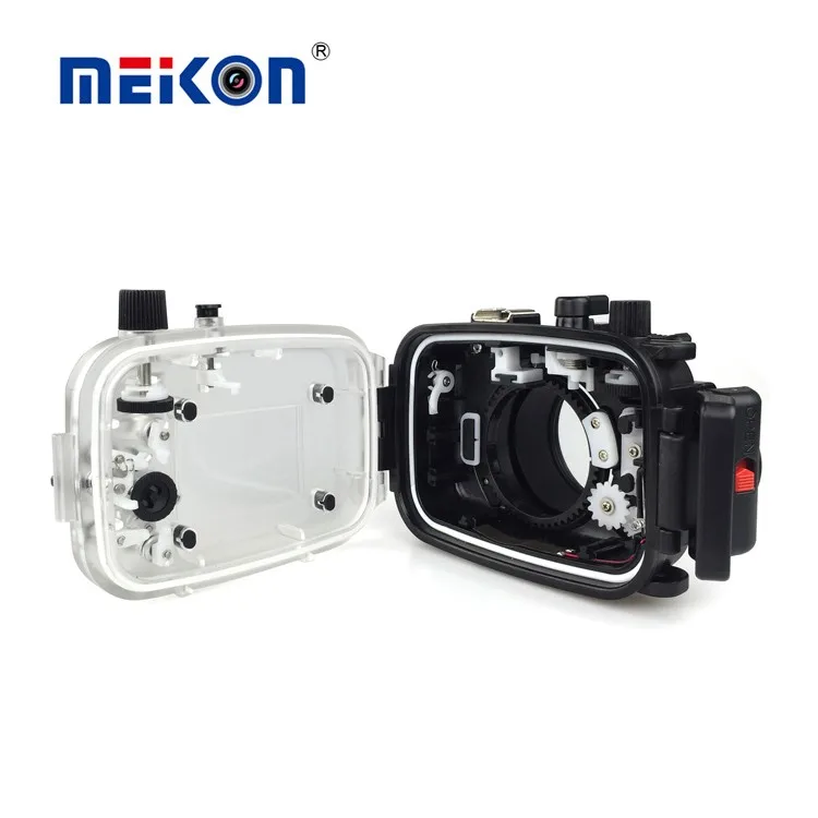 Чехол для подводной камеры Meikon водонепроницаемый корпус Canon G7X Mark II 40 м/130