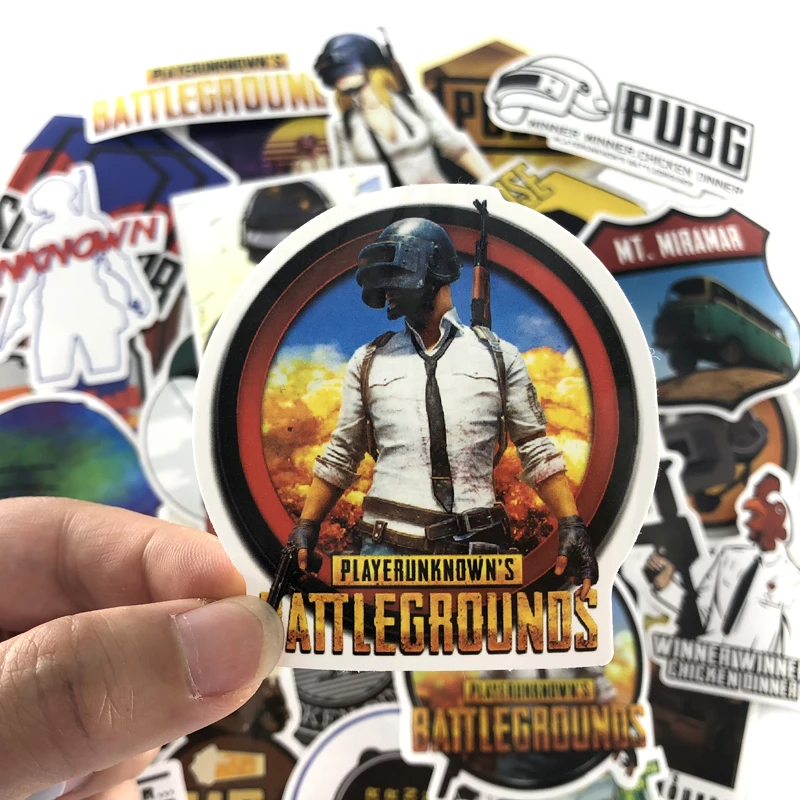 29 шт./партия Playerunknows PUBG игровая наклейка s для автомобильного ноутбука багаж компьютер велосипед скейтборд наклейка в стиле граффити для взрослых