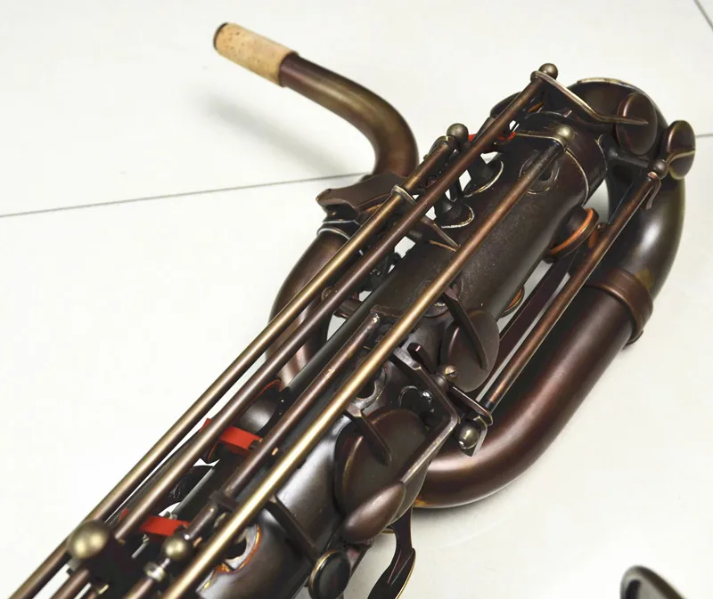 Taiwan MUSEADF Baritone саксофон SDY-906GF модель античная медь моделирование латунь Профессиональная игра Eb Saxofone