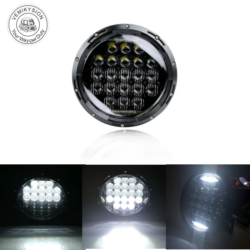 

2PCS 7inch Round LED Driving Light 6000K LED Headlight Replacement Hi-Lo Beam for Jeep Wrangler JK CJ Hummer Trucks