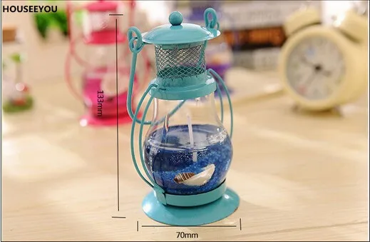 Винтажные подсвечники Современные портативные железные стеклянные для дома