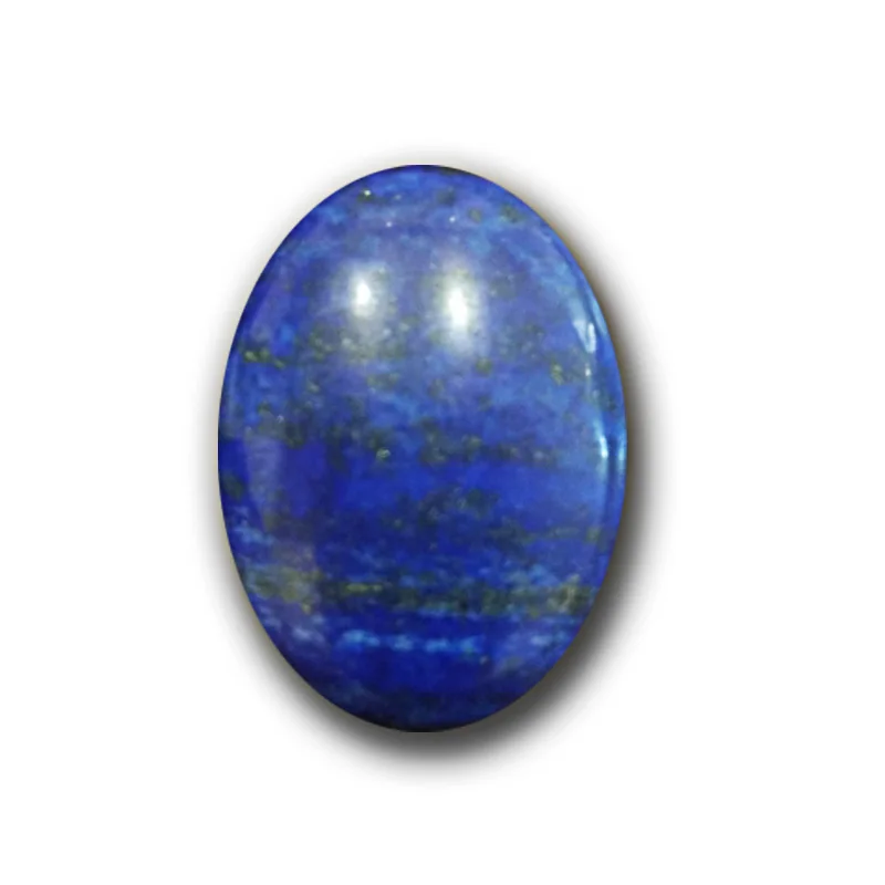 FLTMRH 30x40mm Natural Bulk Lapis Lazuli Stone Beads Flat Back Oval Cabochon Stone Beads for Jewelry Makings