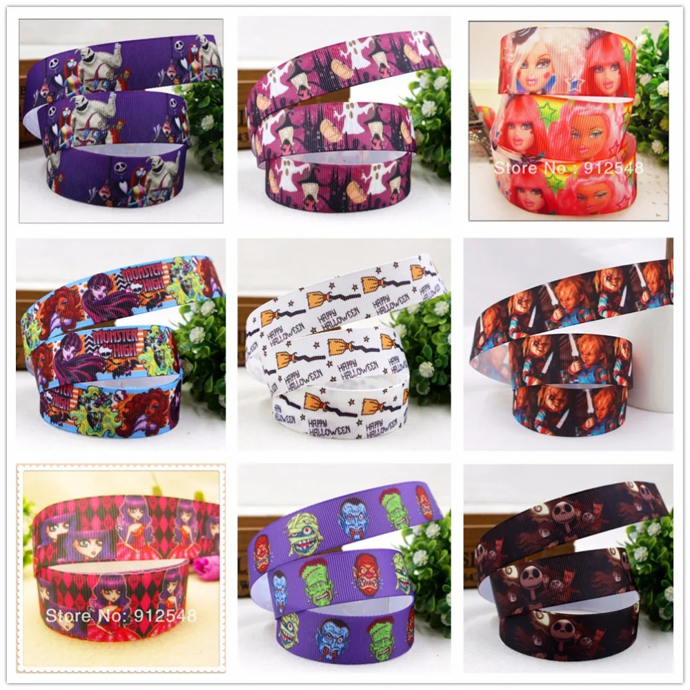 YJHSMY 14871 25 мм 10 ярдов мультфильм Кот серии печатных grosgrain ленты Аксессуары для