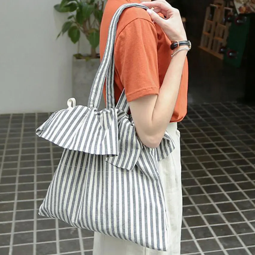 Женская Льняная сумка LJT на плечо в полоску 2019|designer women bag|women bagwomen bags designer |