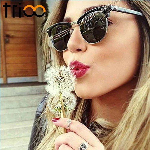 Женские поляризационные солнцезащитные очки TRIOO классические для вождения