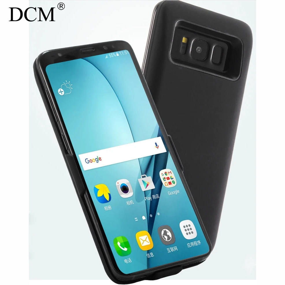 6500 мАч Расширенный чехол для зарядки телефона Galaxy Note 8 Power bank Charge Phone Cover samsung note8 с