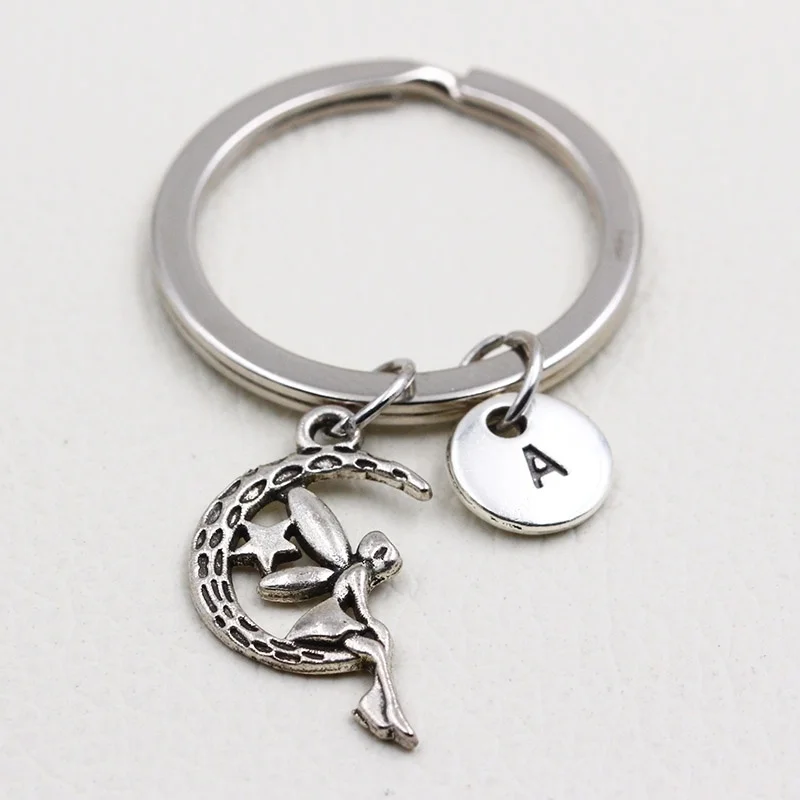 Новинка 2020 брелки Волшебные с цветами/брелок Луной и звездами/брелки буквами от A