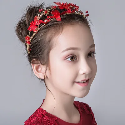 Прямая поставка украшения для волос на день рождения девочек детские волосы