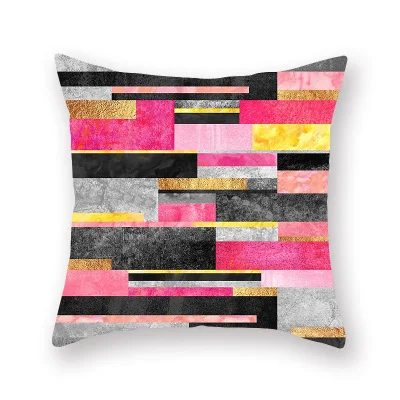 Colorful Geometric Pineapple Decorative Cushion Covers English Cactus Pillow Cases Indian Elephant Pattern For Sofa Car | Дом и сад