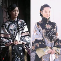 famous su embroidery late qing republican period rich lady costume xiuhefu for tv play huizhou women drama costume stage hanfu