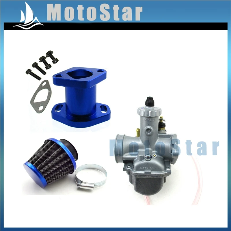 Карбюратор Bule Racing Performance Mikuni VM22 3847 Carb Mainfold воздушный фильтр для Predator 212cc GX200 196cc Mini