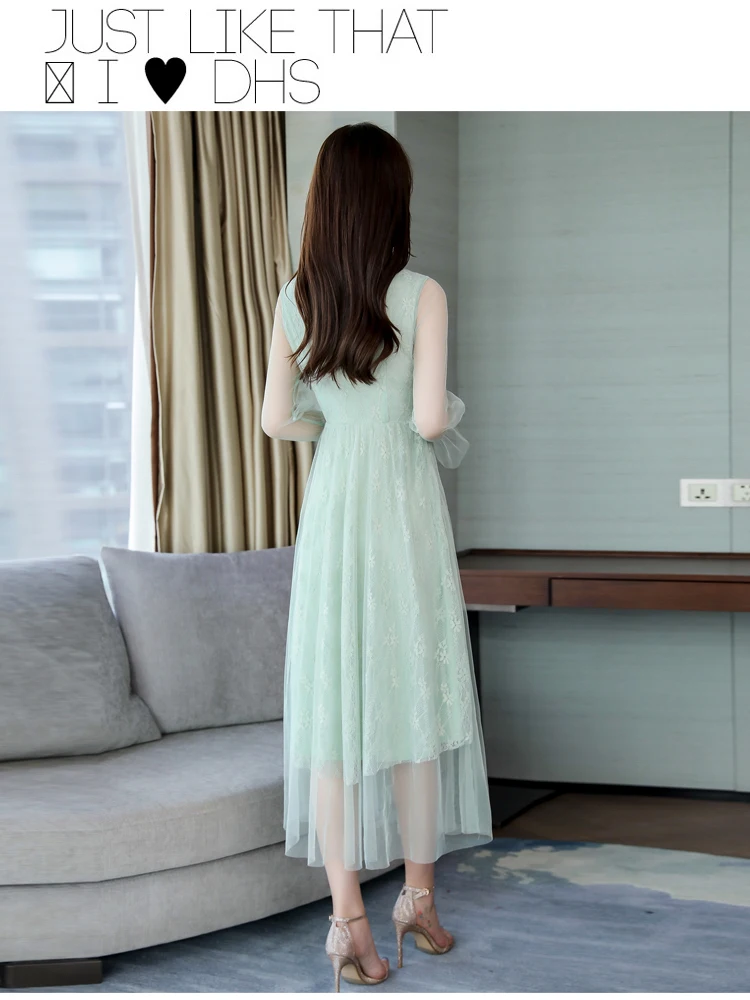 Винтажные однотонные сетчатые богемные платья макси, летние, нового размера плюс, кружевные, пляжные, сексуальные, миди, сарафан, для женщин, бодикон, элегантные, вечерние, Vestido